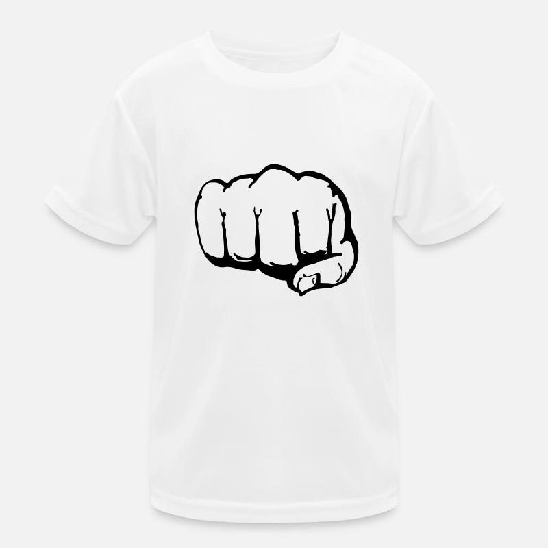 Faust (1c) - Kinder Funktions-T-Shirt - Weiß