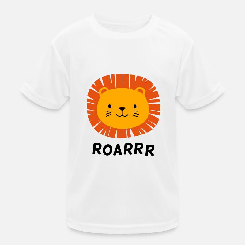 süßer Löwe roarrr Kinder Funktions-T-Shirt