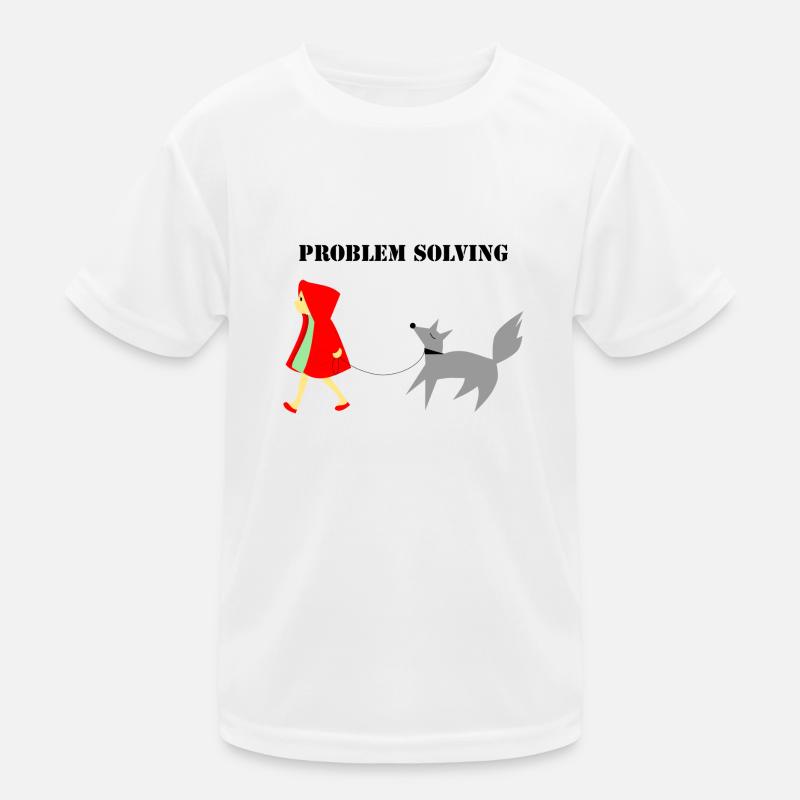 Little Red Riding Hood Problem Solving Kids Functional T-Shirt