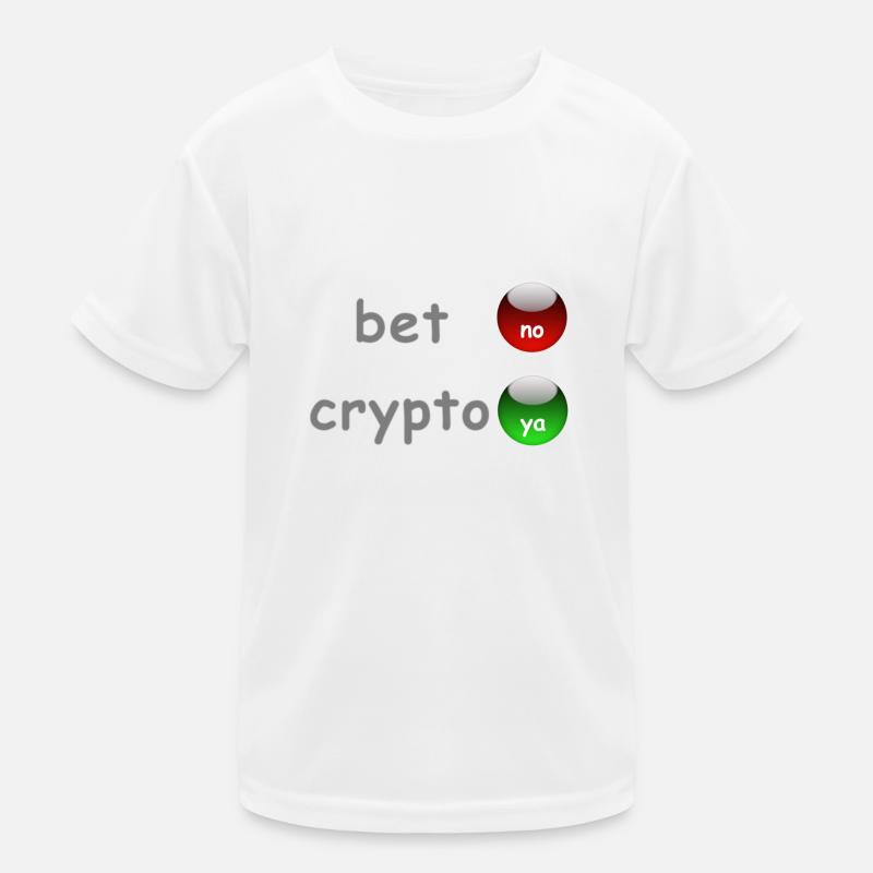 Ja zu Crypto! Kinder Funktions-T-Shirt