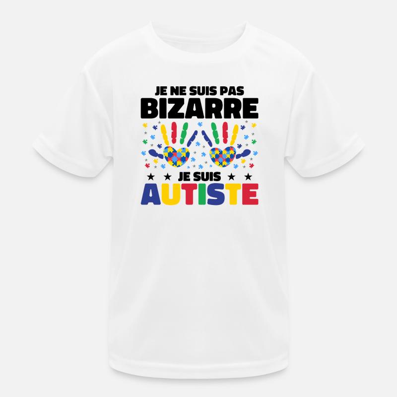 Ich bin nicht seltsam, ich bin Autist Kinder Funktions-T-Shirt