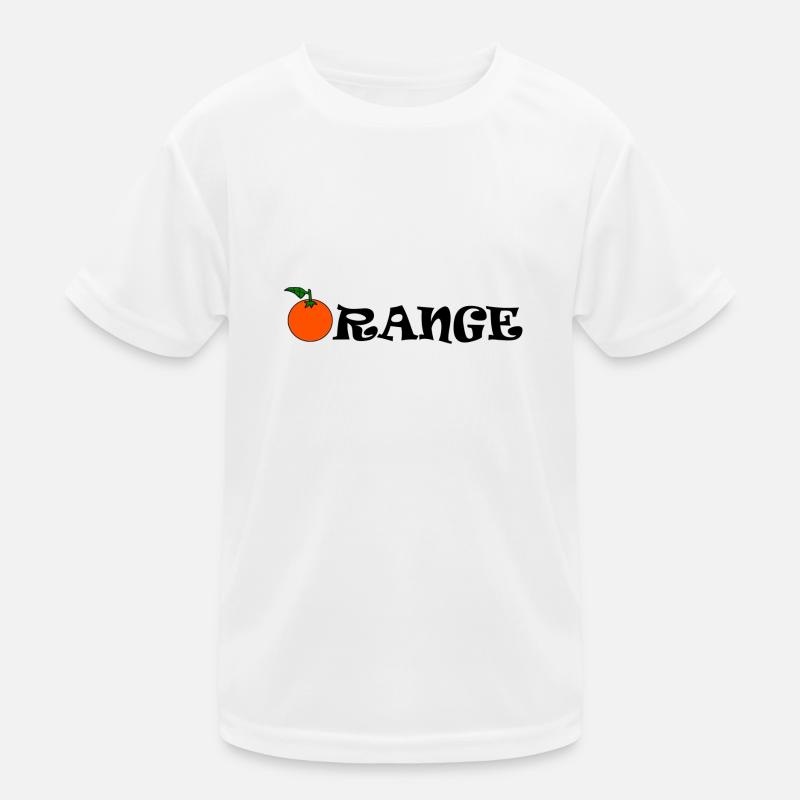 Orange Kids Functional T-Shirt