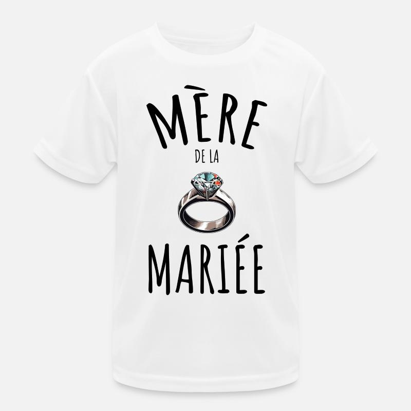 Mère de la mariée. T-shirt sport Enfant