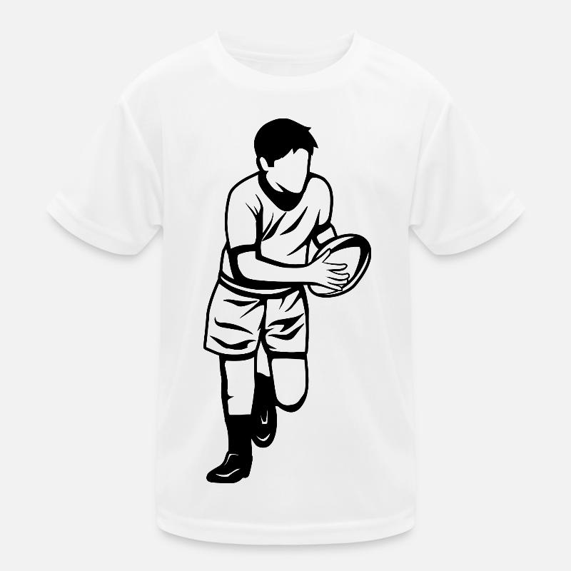 Rugby Junge Kinder Funktions-T-Shirt