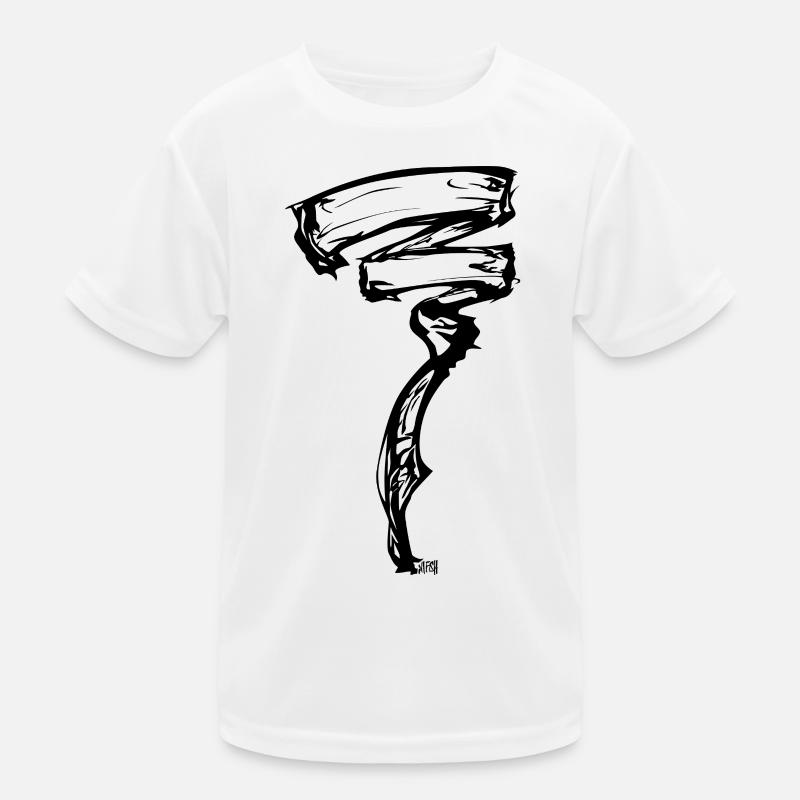 Energetischer Wind Kinder Funktions-T-Shirt