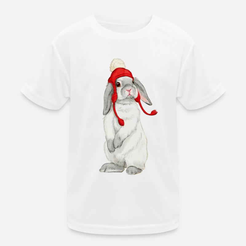 Lapin d'hiver T-shirt sport Enfant