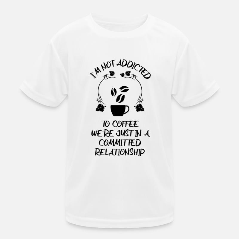 Kaffee Espresso Käffchen Kinder Funktions-T-Shirt