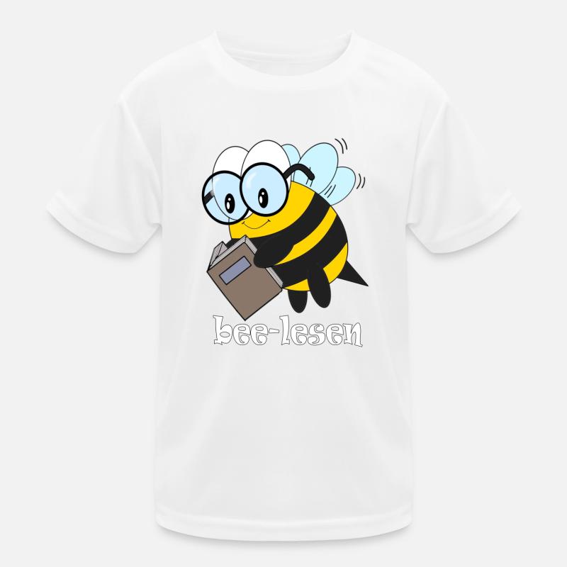 bee lesen Kinder Funktions-T-Shirt