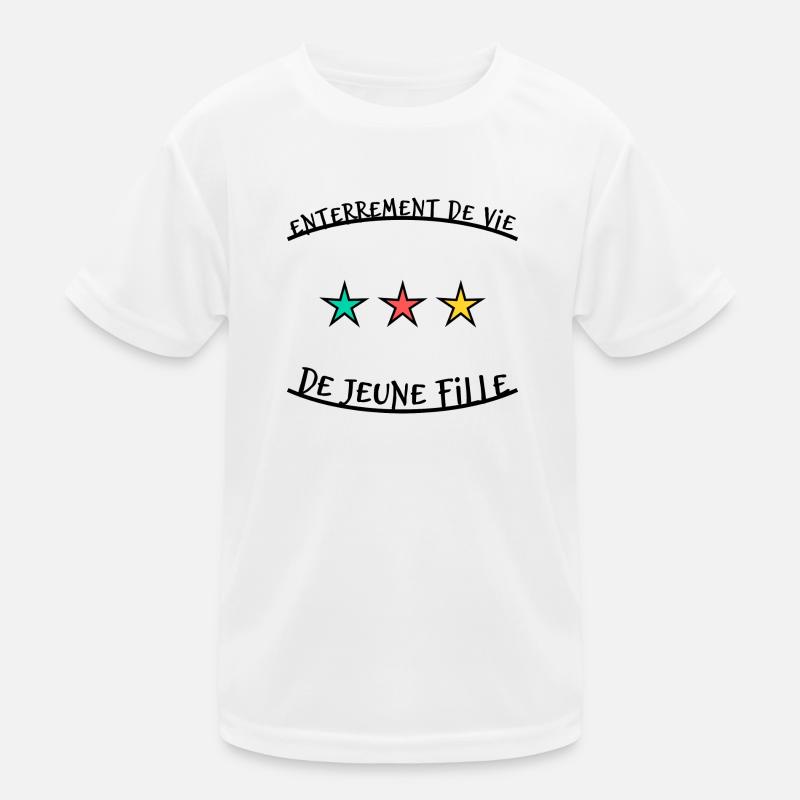 EVJF. JUST MARRIED. VIVE LES MARIES T-shirt sport Enfant