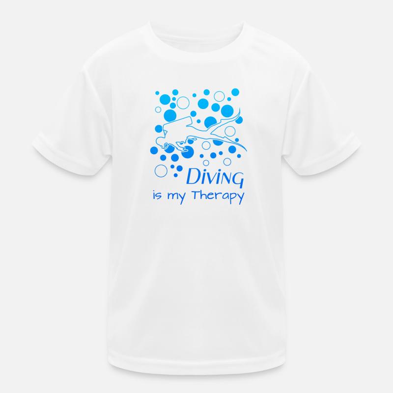 diving Kinder Funktions-T-Shirt