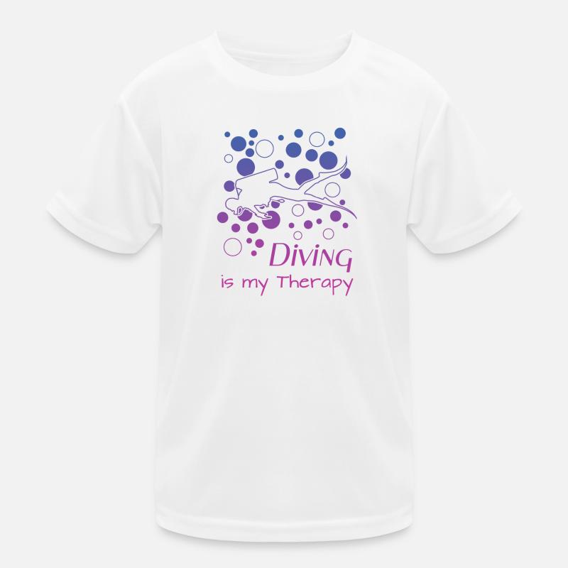 Diving diving Kinder Funktions-T-Shirt