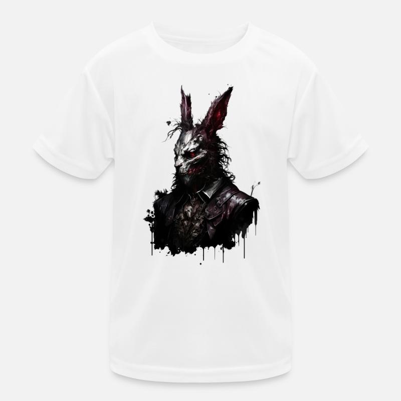 Lapin de Pâques mort-vivant avec costume T-shirt sport Enfant