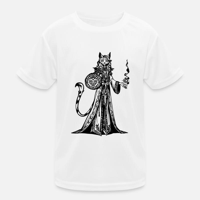 Tabaxi Cleric RPG Game T-shirt sport Enfant
