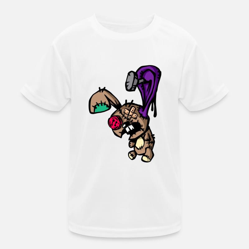 Poupée Voodoo lapin de paque T-shirt sport Enfant