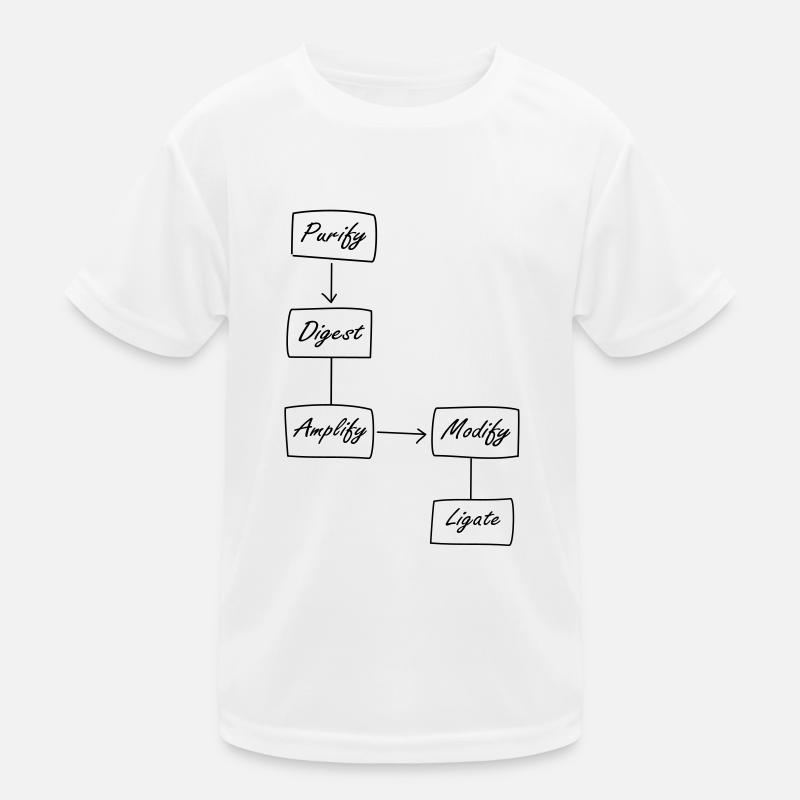 Molecular Biology Protocol Kinder Funktions-T-Shirt