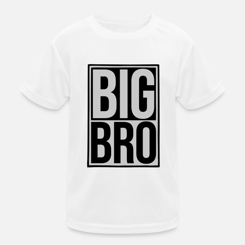 Shield Big Bro Logo Kids Functional T-Shirt