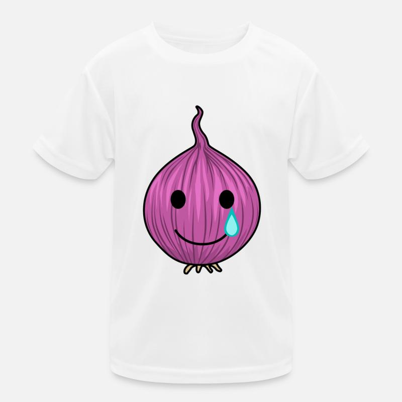 Oignon Crying Smile Ironic Food Chef Oignons T-shirt sport Enfant
