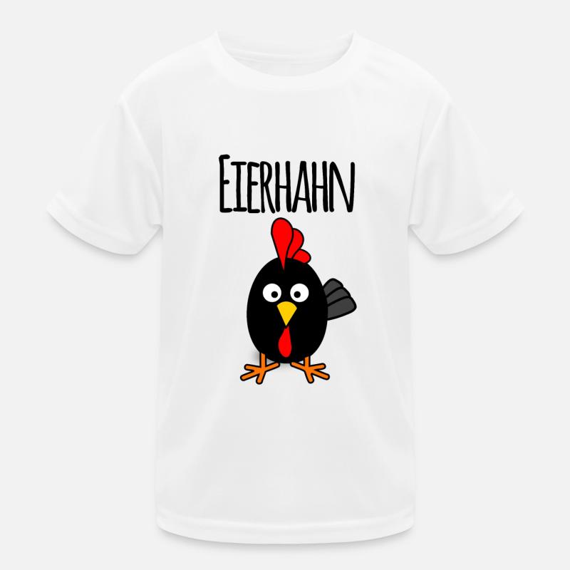 Eierhahn Kinder Funktions-T-Shirt
