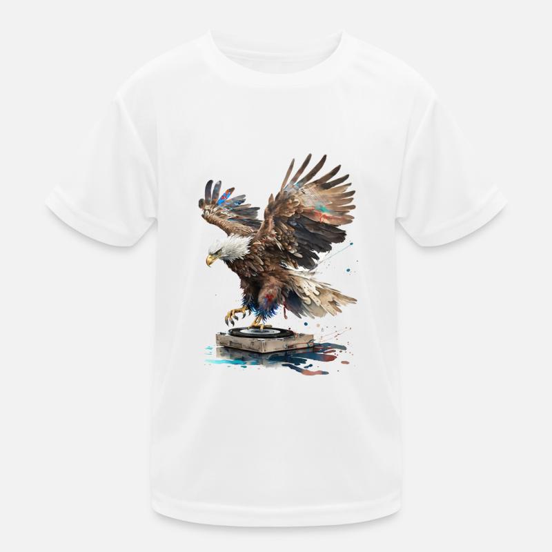 DJ grattant Eagle T-shirt sport Enfant