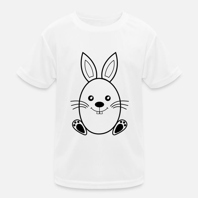 Osterhase Kinder Funktions-T-Shirt