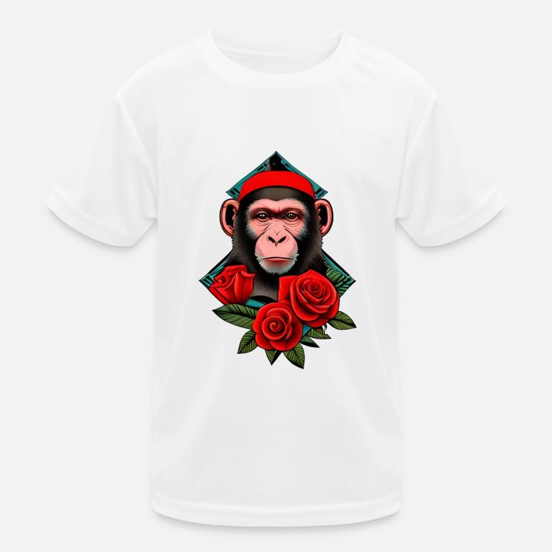Affe Kinder Funktions-T-Shirt