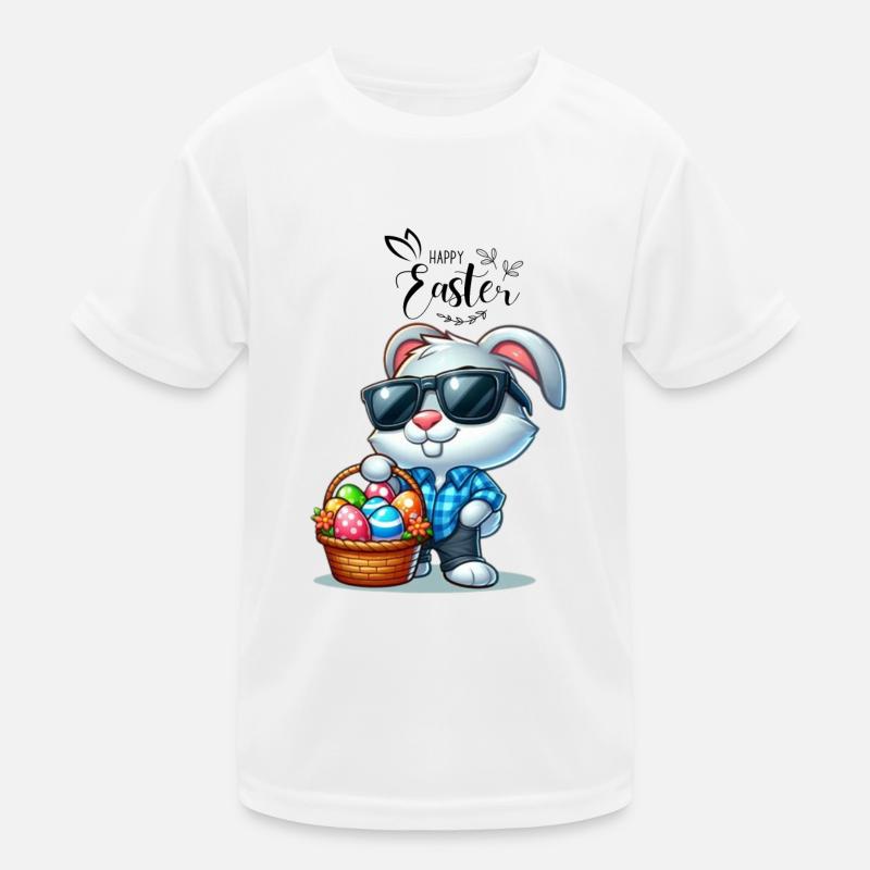 Happy Easter - Kids Functional T-Shirt - white