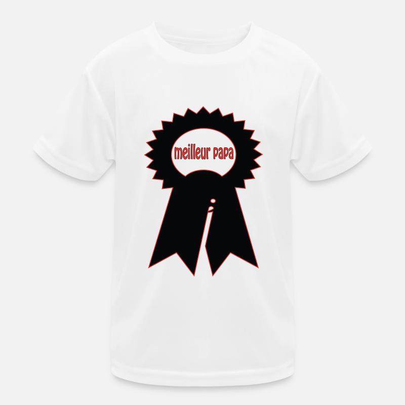 Bester Papa Kinder Funktions-T-Shirt