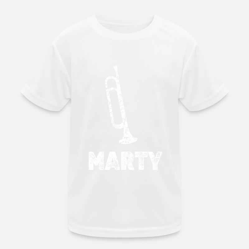 Marty als Blasmusik Kinder Funktions-T-Shirt