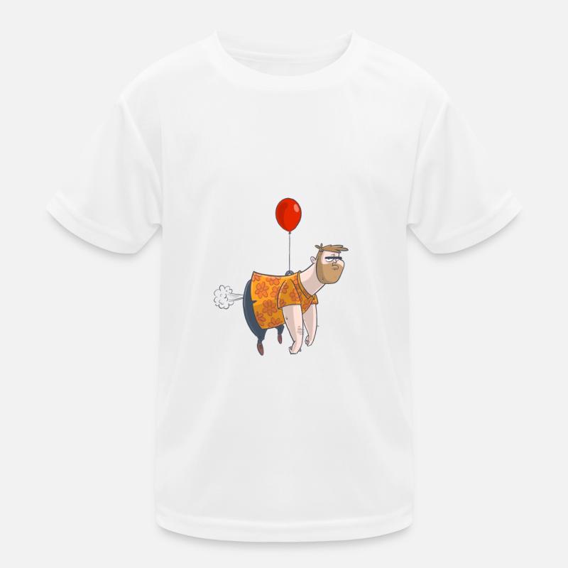 Ballon Mann Kinder Funktions-T-Shirt