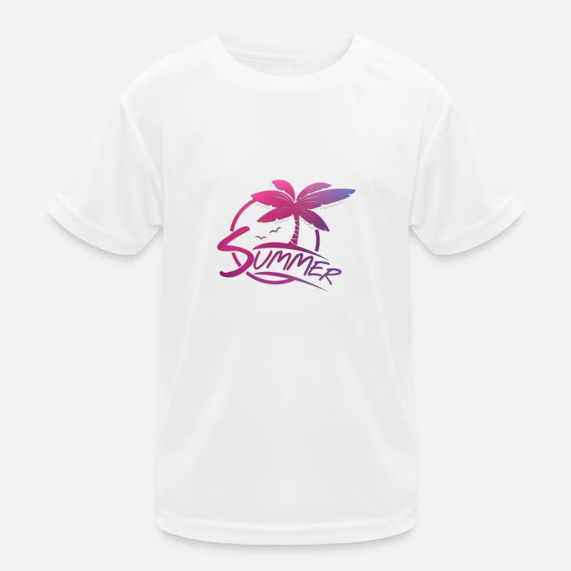 Lettrage d'été T-shirt sport Enfant