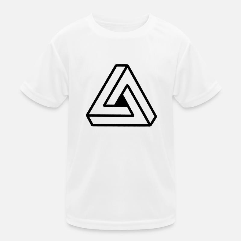 Penrose triangle - Impossible Triangle T-shirt sport Enfant