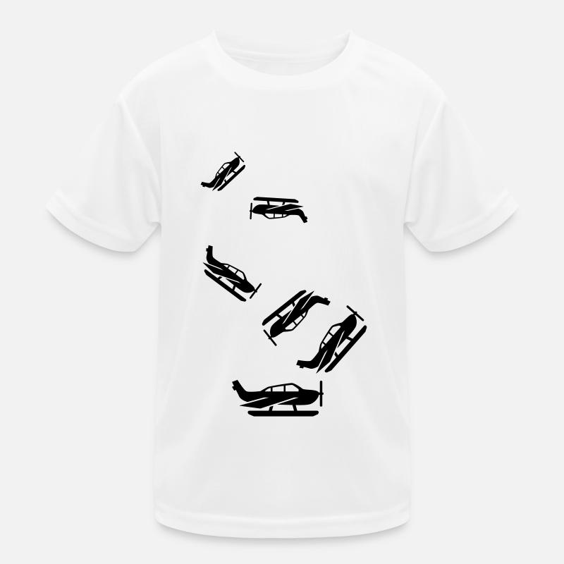 Flugzeug symbol Kinder Funktions-T-Shirt