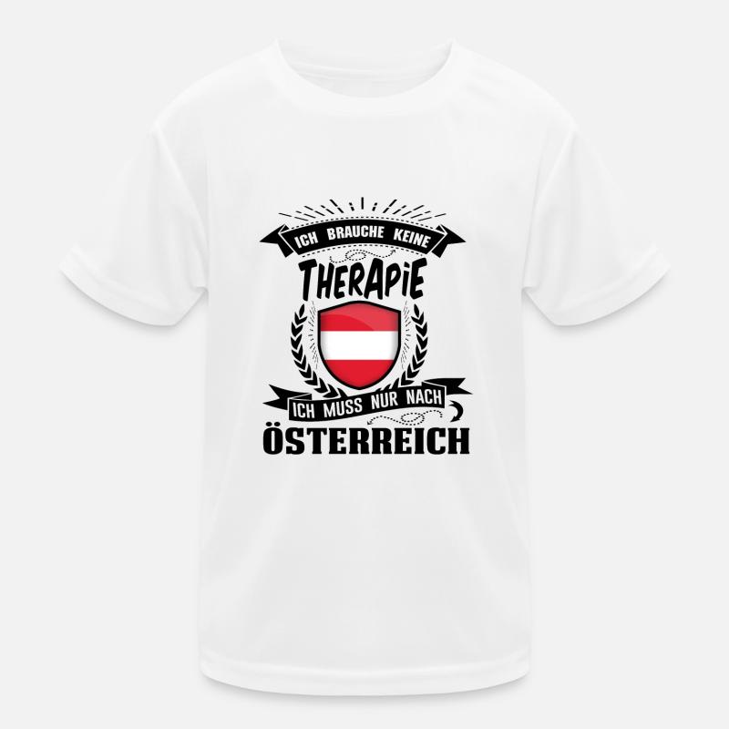 I do not need therapy Austria Kids Functional T-Shirt