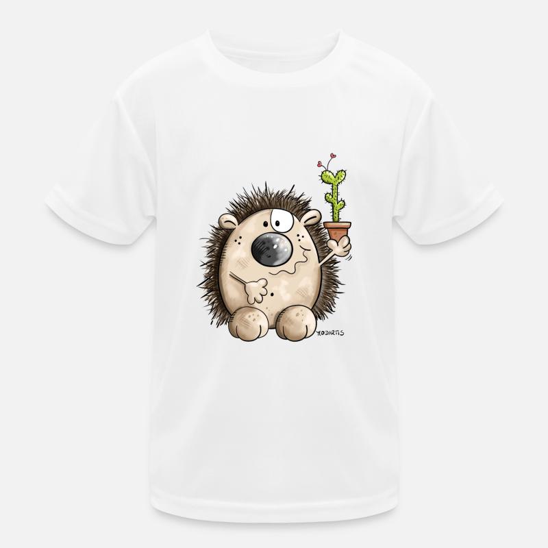 Hérisson avec une cactus T-shirt sport Enfant