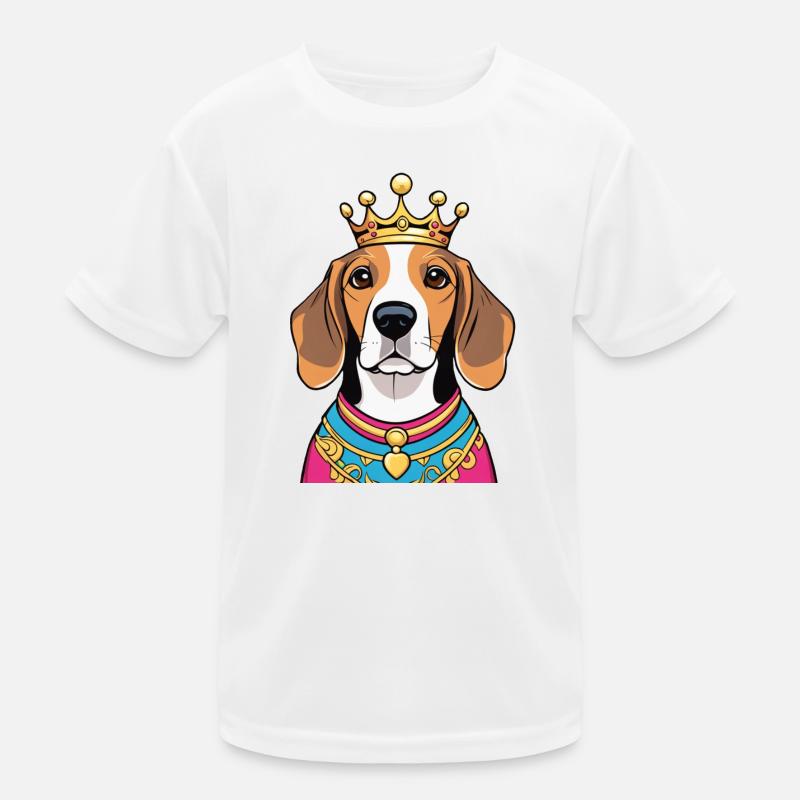 « Têtes couronnées » - Beagle T-shirt sport Enfant
