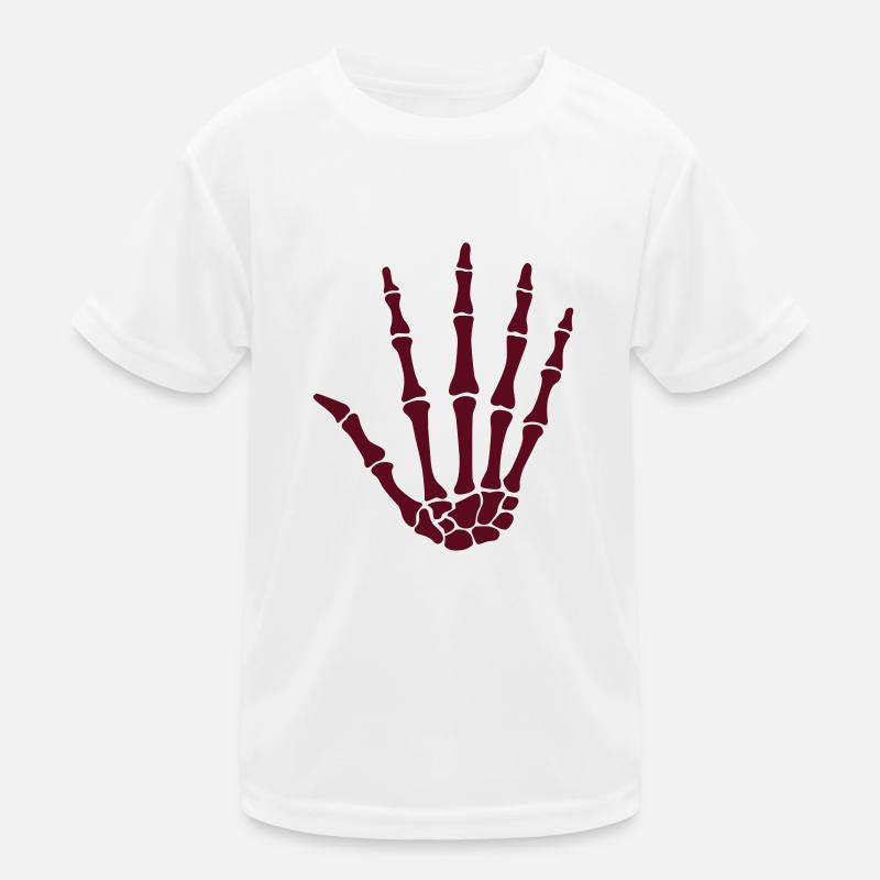 skull hand - knochen hand Kids Functional T-Shirt