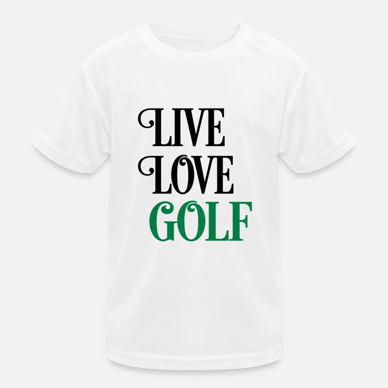Golf Kinder Funktions-T-Shirt