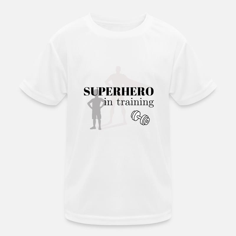 Baby Boy oder Kid - Superheld im Training Kinder Funktions-T-Shirt