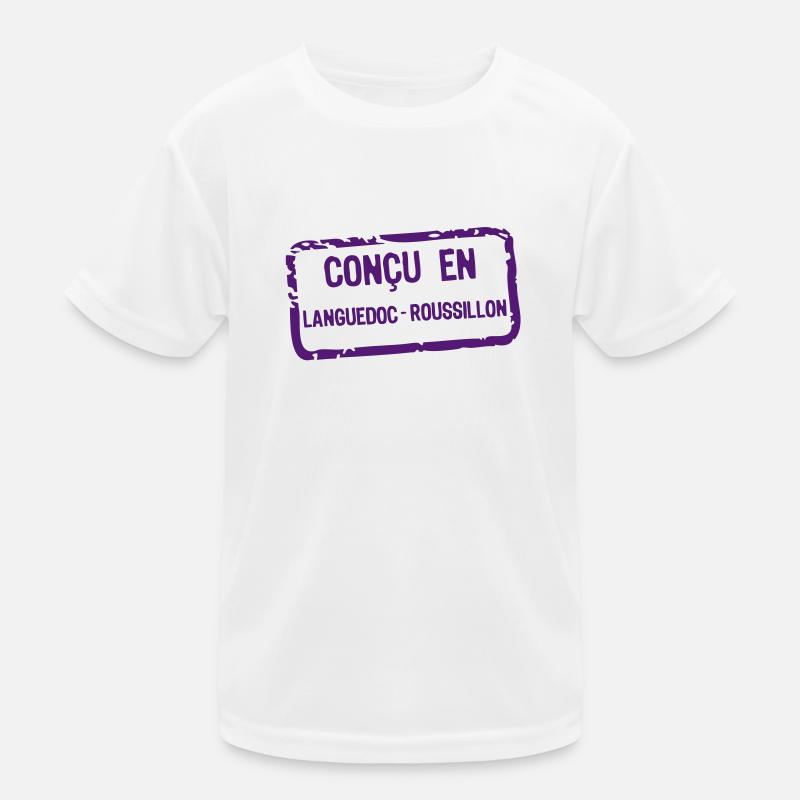 designed label Languedoc Roussillon Kids Functional T-Shirt