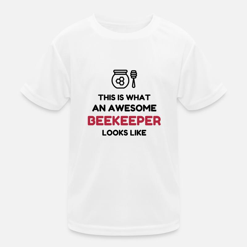 Beekeeping Beekeeper Bee Imker Apiculture Kids Functional T-Shirt