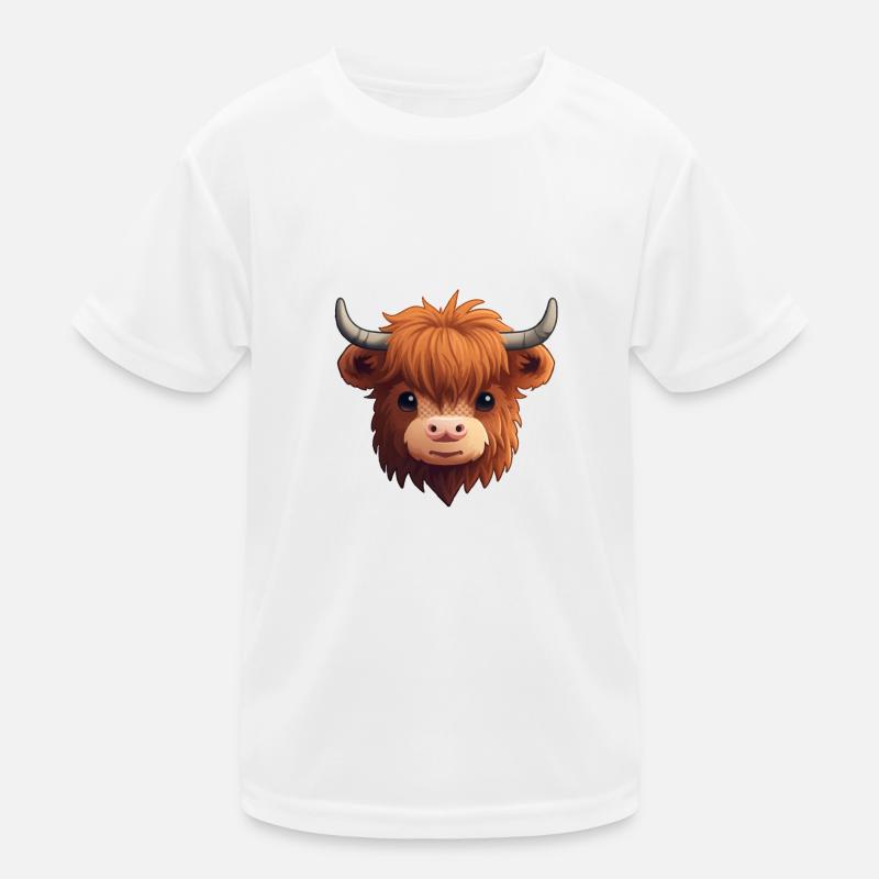 Vache Highland sucrée T-shirt sport Enfant