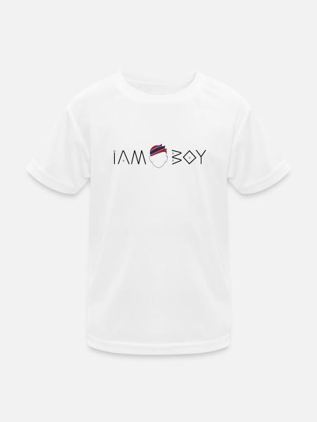 Ich bin ein thailändischer Junge - Kinder Funktions-T-Shirt - Weiß - Vorne