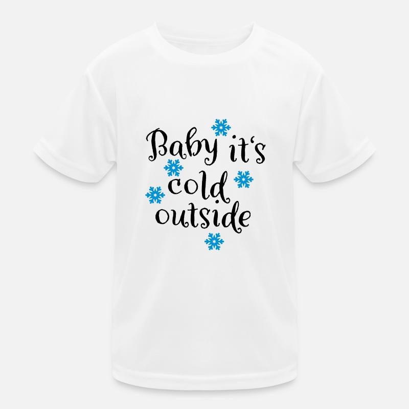 Schnee Kinder Funktions-T-Shirt