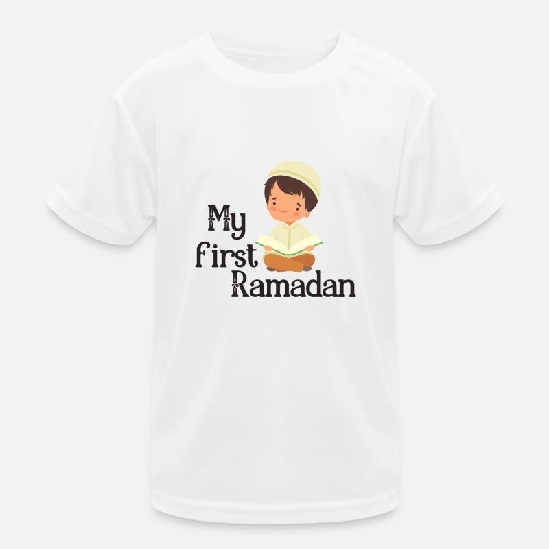 My first Ramadan/ 1. Eid /Muslim /Islam/Allah Kinder Funktions-T-Shirt