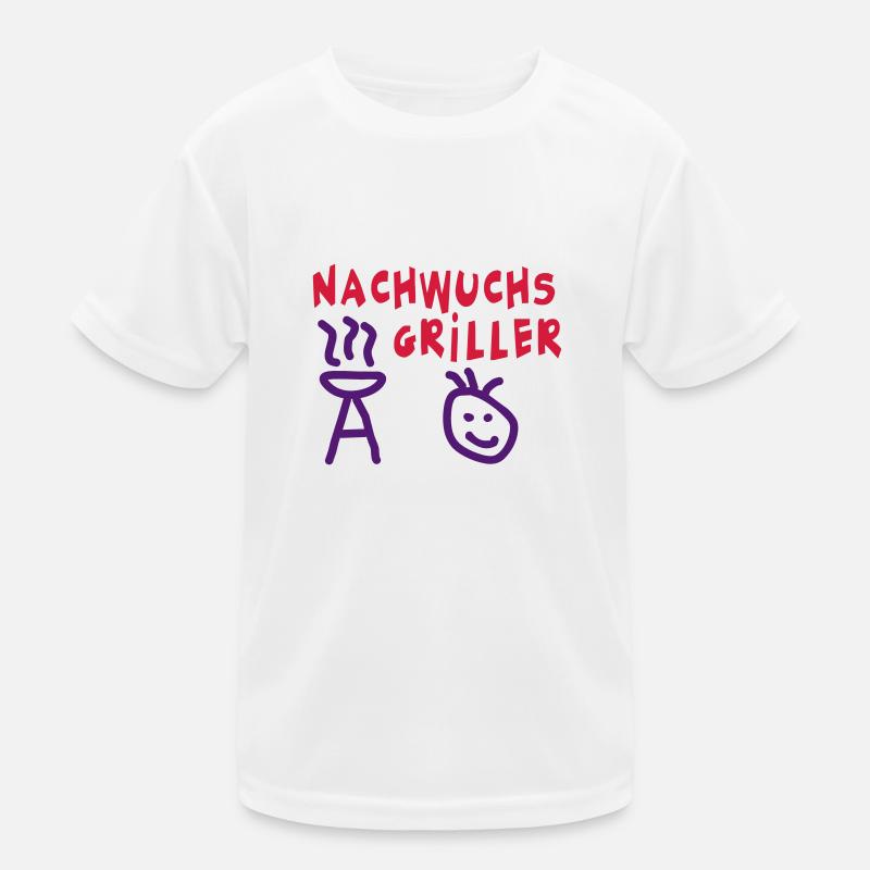 Nachwuchs Griller_01_2farb Kinder Funktions-T-Shirt
