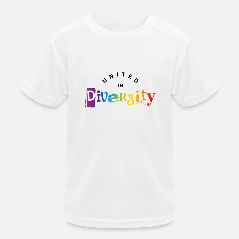 diversity/ Vielfalt 2 Kinder Funktions-T-Shirt