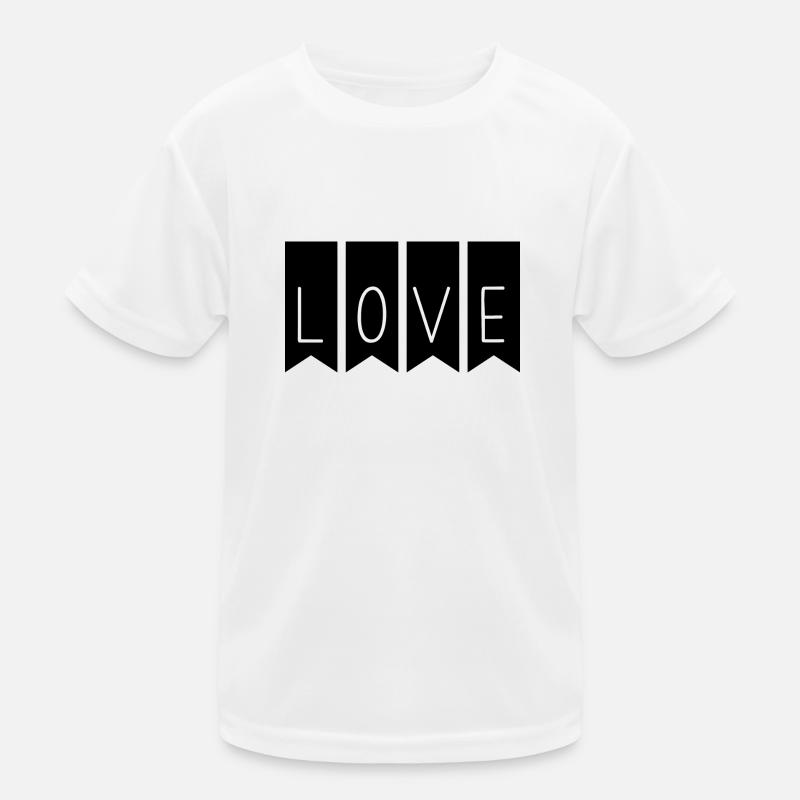 LOVE. JUST MARRIED. VIVE LES MARIES. EVJF T-shirt sport Enfant
