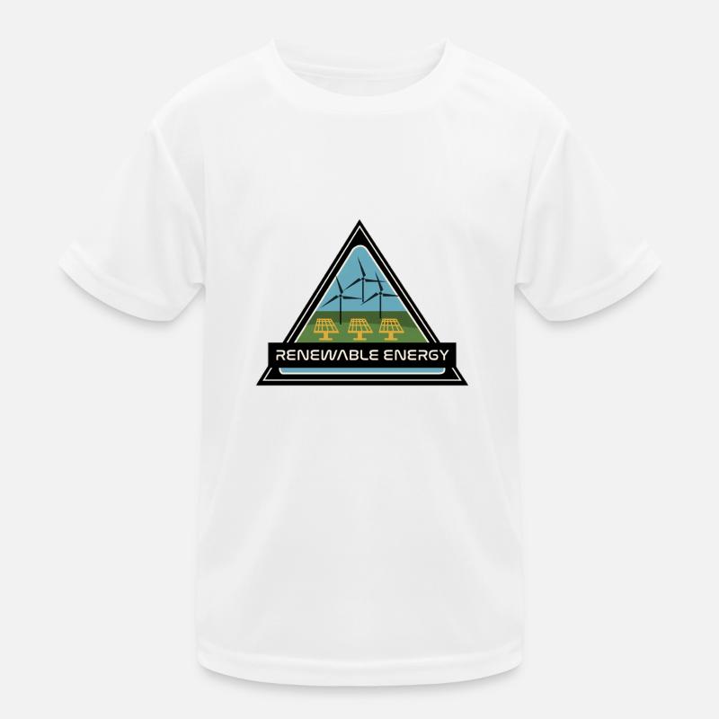 renewable energy Kinder Funktions-T-Shirt