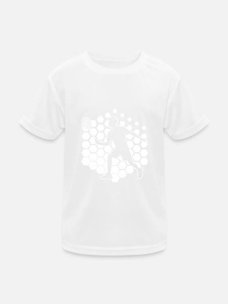 Badminton Femmes Squash Badminton Hommes Badmintons - T-shirt sport Enfant - blanc - Devant