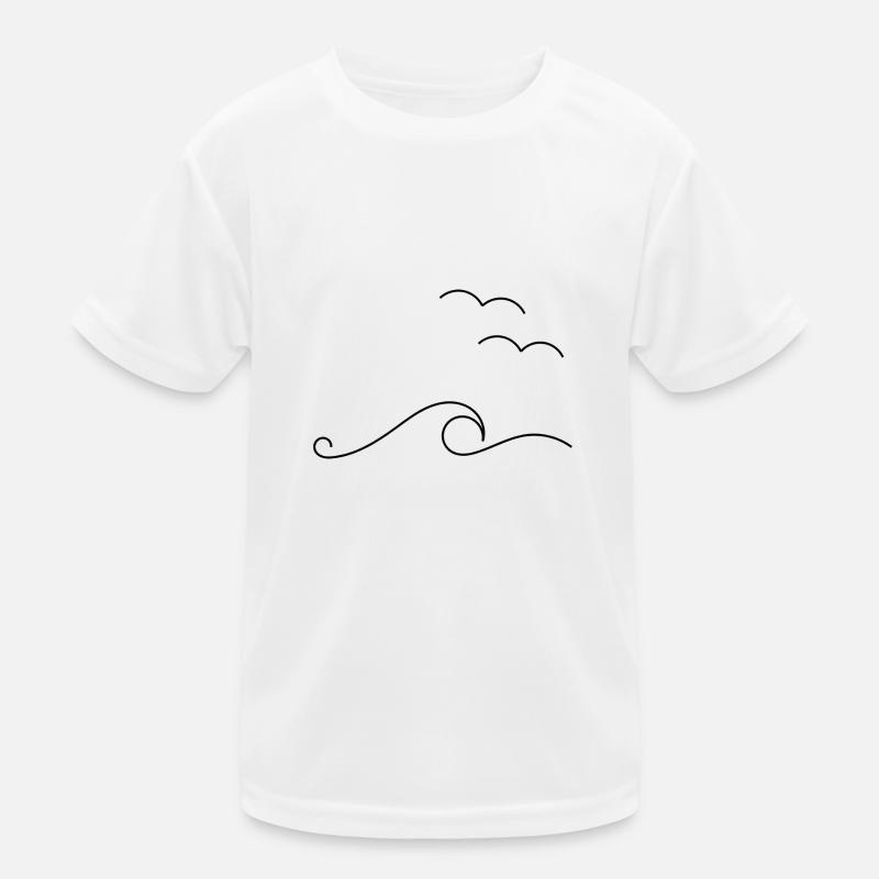 Waves Kinder Funktions-T-Shirt